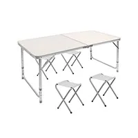 MDF Suitcase Folding Table & Chair Set