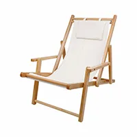 Camping Wooden Deck Folding Chair