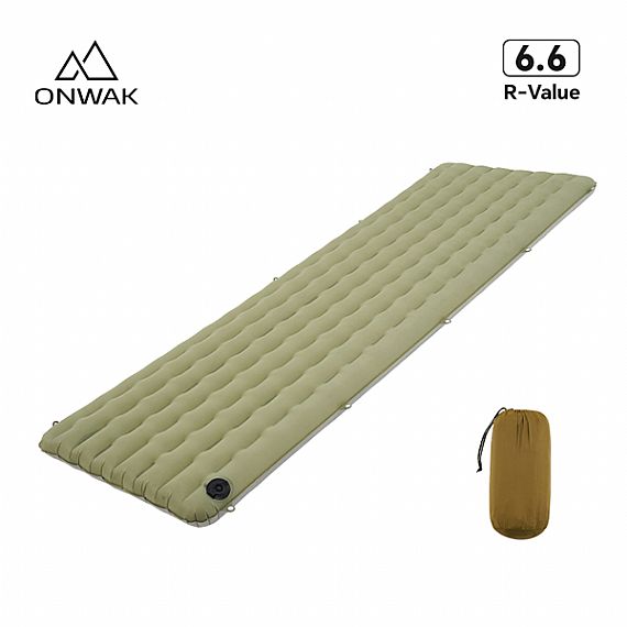 Professional Winter Mountaineering Sleeping Pad R-Value 6.6 Cold-Ground Protection for Alpine Camping