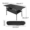 Picnic Camping Aluminum Table - 60C04H