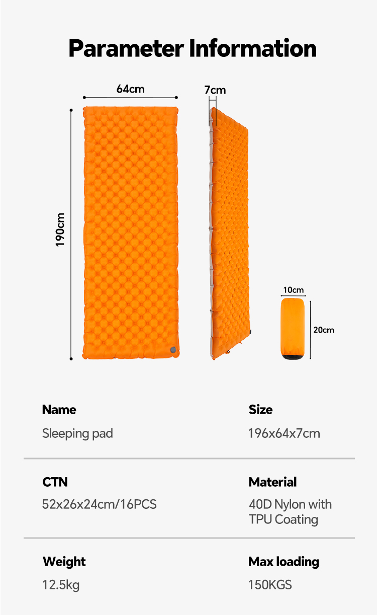 770g Ultralight Camping Sleeping Pad