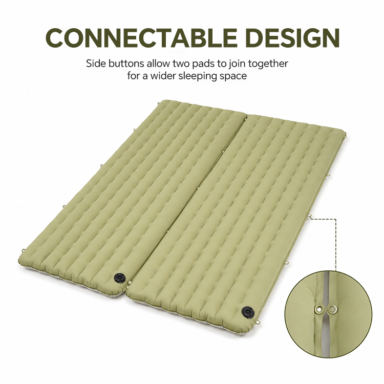 Professional Winter Mountaineering Sleeping Pad R-Value 6.6 Cold-Ground Protection for Alpine Camping