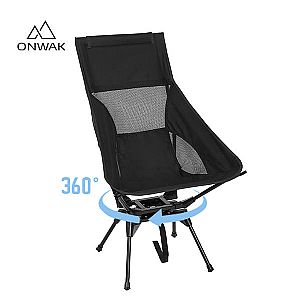 360° Rotating High Back Moon Chair