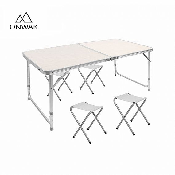 MDF Suitcase Folding Table and Chair Set