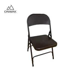 Portable steel chair