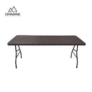 Imitation Rattan Portable HDEP Table