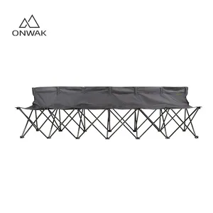 Sports Foldable Steel Multi-Person Football Camping Chairs...