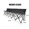 Wholesale Foldable Steel 6 Seater Football Substitute Bench - 60C03T