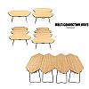 Maple Plywood Diy 8-edge Splice Table Wholesale - 60C16G